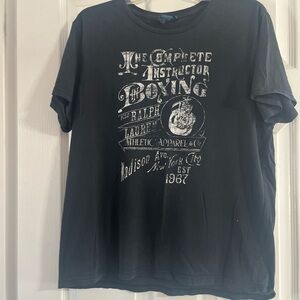 Ralph Lauren Black large Graphic T-Shirt